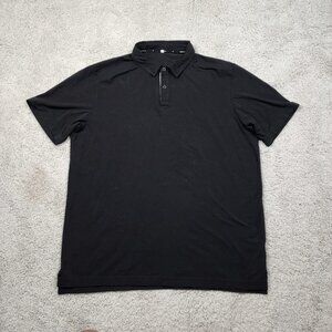 Public Rec Polo Size 2XL XXL Pima Cotton Performance Active Black Golf Shirt USA